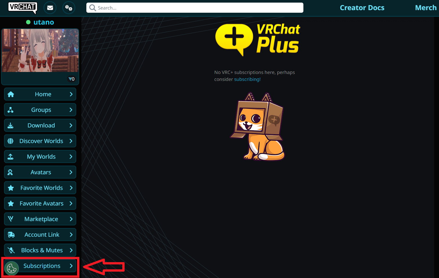 VRChat Plus